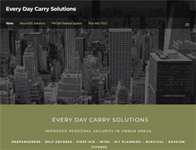 Tablet Screenshot of everydaycarrysolutions.com
